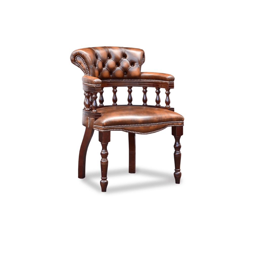 groet een andere neef Chesterfield Captains Diner Chair - Springvale Chesterfields