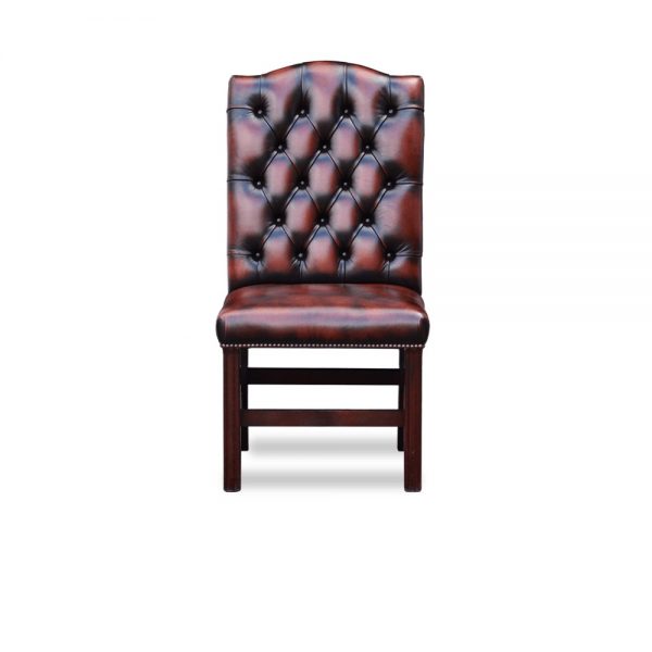 Gainsborough diner chair - antique dark rust
