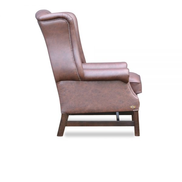 Georgian high chair - saloon dark brown