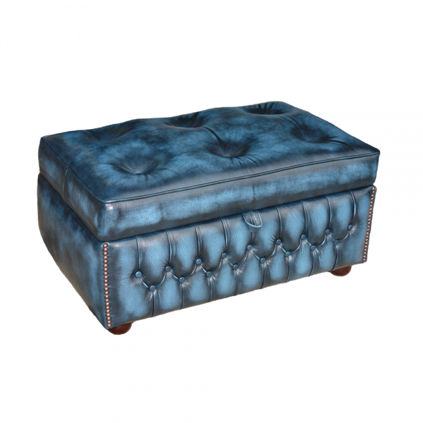 Norway slipperbox - antique blue