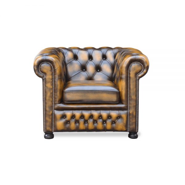 Burnley fauteuil - antique gold