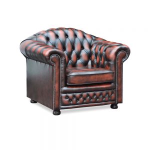 Nottingham fauteuil - antique dark rust