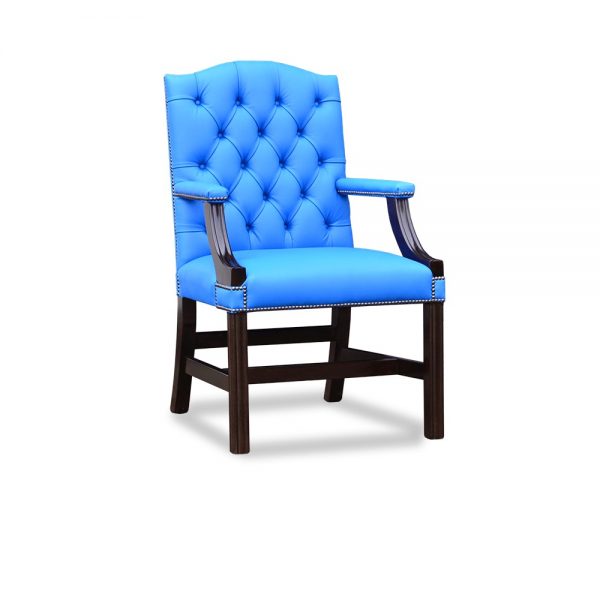 Gainsborough XL carver chair - shelly majolica blue