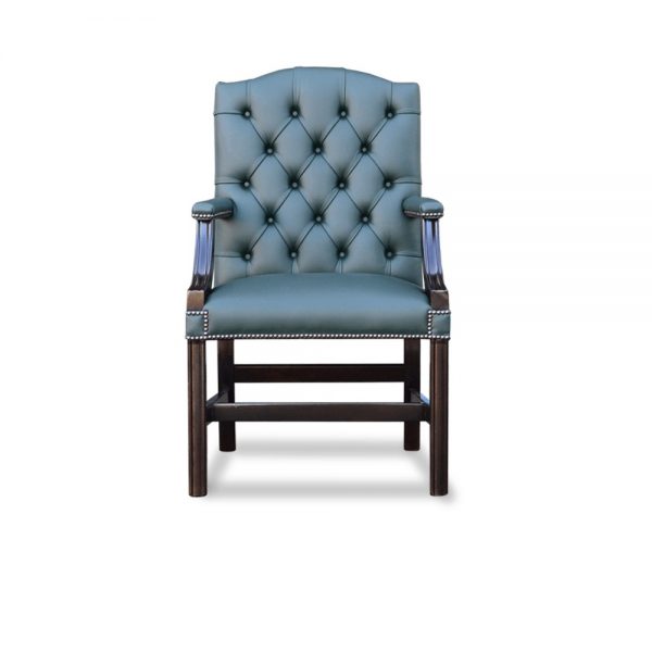 Gainsborough XL carver chair - shelly forrest green