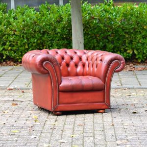 Fauteuil buttoned seat