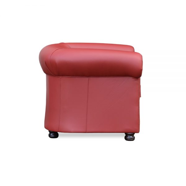 Burnley plain fauteuil - shelly crimson